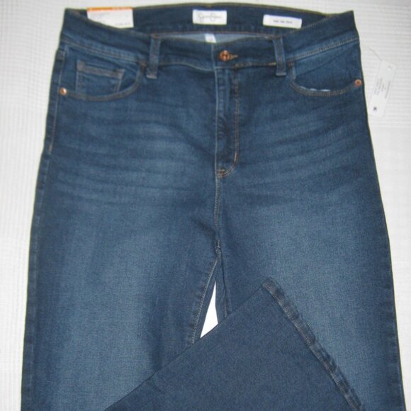 Jessica Simpson Women's High Rise Flare Jean Flare Leg Opening Copper Rivets 12 - Picture 3 of 6